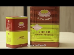 Adhésif de contact de haute résistance adhésif polyvalent jaune pour l'éponge de cuir de tapis